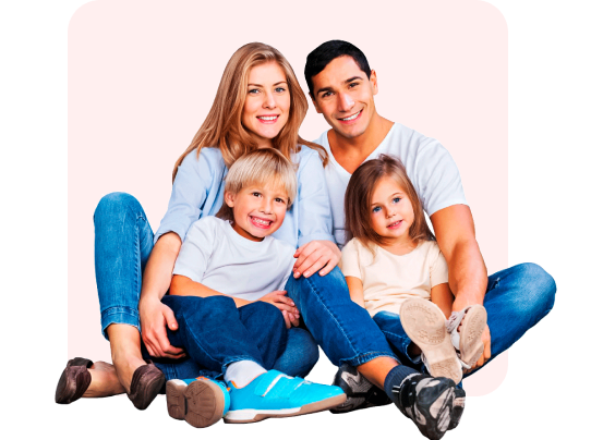 Фотография счастливой семьи